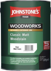 Johnstones Classic Matt Woodstain TEAK 5 l