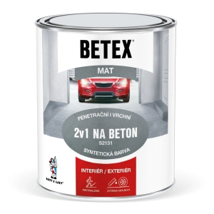 Betex 2v1 na beton S2131 440 modrý 0,8 kg