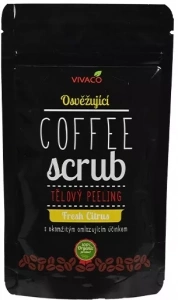 Vivaco Coffee Scrub Fresh citrus -tělový peeling 100 g
