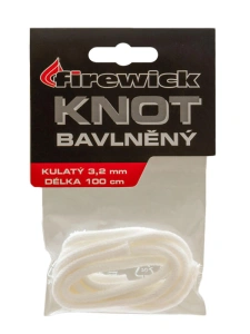 KNOT BAVLNENY KULATY 3,2MM DELKA 100CM