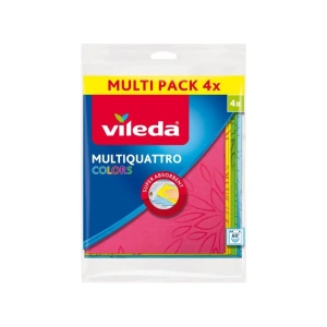 Vileda Multiquattro Colors hadřík, 4 ks