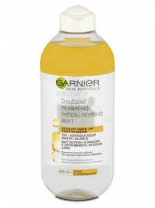 Garnier Skin Naturals dvoufázová micelární voda s olejem, 400 ml