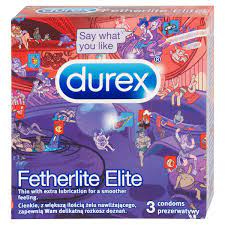 Durex Fetherlite Elite Emoji kondomy, 3 ks