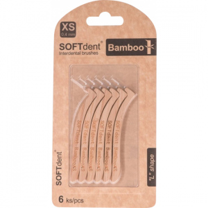 SOFTdent Bamboo mezizubní kartáček "XS" 0,4 mm, 6 ks