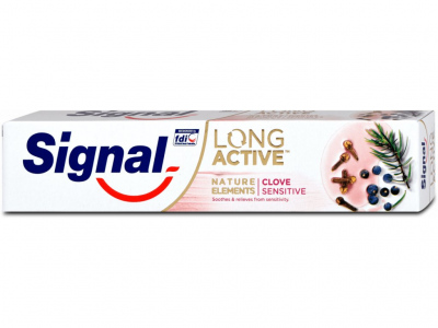 Signal zubní pasta Long Active Naturals Sensitive 75 ml
