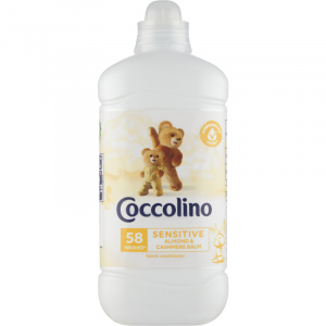 Coccolino aviváž Sensitive Almond & Cashmere Balm 58 praní, 1450 ml