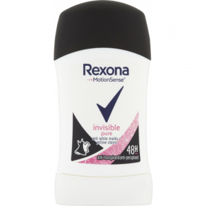 Rexona Invisible Pure tuhý antiperspirant, 40 ml