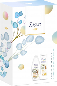 DOVE KAZETA RESTORING sprchový gel 225 ml + mléko 250 ml