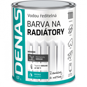 DENAS BARVA NA RADIÁTORY 0100 bílá, 700 g