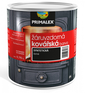 PRIMALEX ŽÁRUVZDORNÁ KOVÁŘSKÁ BARVA ČERNÁ 0,75L