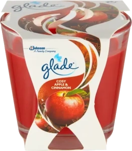 GLADE SVÍČKA DECOR APPLE CINNAMON 70G