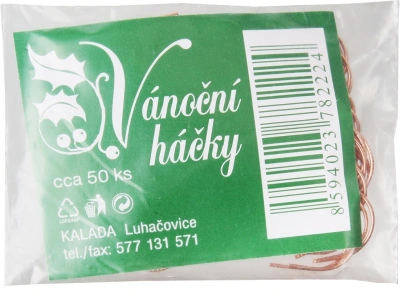 VÁNOČNÍ HÁČKY 50KS