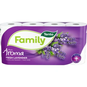 Tento Fresh Aroma Lavender 2vrstvý toaletní papír, role 156 útržků, 8 rolí