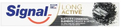 Signal Zubní pasta Long Active Nature Elements Charcoal 75 ml