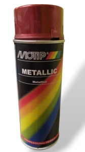 MOTIP METALLIC ČERVENÝ 400ML