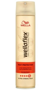 Wellaflex Heat Protection ultra silné zpevnění lak na vlasy 250 ml