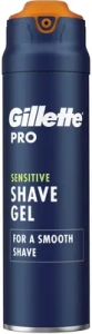 Gillette Pro Sensitive gel na holení pro muže 200 ml