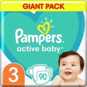 Pampers Active Baby plenky vel. 3, 6-10 kg, 90 ks