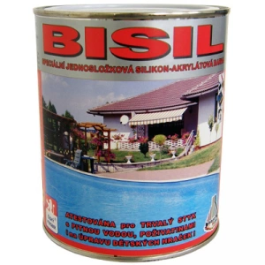 Bisil silikon-akryl email šedý 0101 0,7 KG