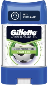 Gillette Deodorant-Antiperspirant čirý gel Power Rush 70ml