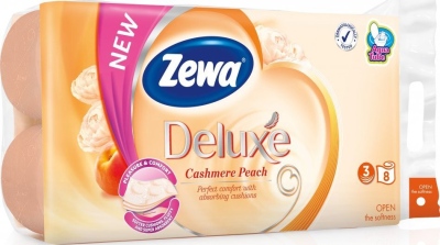 Zewa Deluxe Cashmere Peach 3vrstvý , 8ks