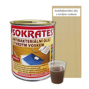 SOKRATES ANTIBAKTERIÁLNÍ OLEJ S TVRDÝM VOSKEM ČIRÝ 0,6L