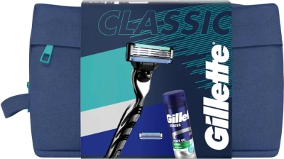 Gillette Dárková sada pro muže Holicí Strojek Mach3 + Gel Series 200 ml 2 ks