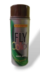 MOTIP FLY COLOR RAL 8016 mahagonová hnědá 400ML