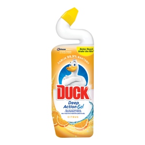 Duck 5v1 Citrus Wc tekutý čistič s citrusovou vůní, 750 ml