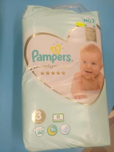 PAMPERS PREMIUM CARE 3 6-10kg 60KS