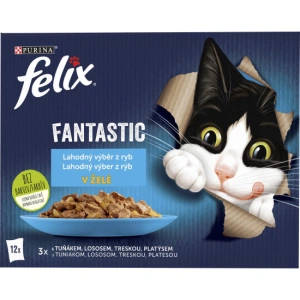 PET CAT KAPSIČKA FELIX FANTASTIC 12X 85G LOSOS PLATÝZ
