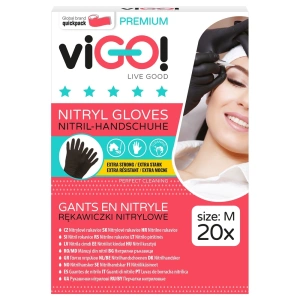 RUKAVICE VIGO NITRYL ČERNÉ M 20KS