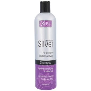 Xpel Shimmer of Silver stříbrný šampon pro blond a šedivé vlasy 400 ml