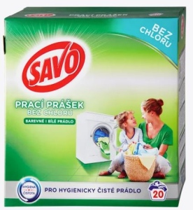 Savo Bez chloru Universal Prací prášek, 20 pracích dávek 1,4kg