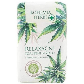 Bohemia Herbs toaletní mýdlos konopným olejem 100 g