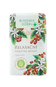 Bohemia Herbs toaletní mýdlo relaxační s kofeinem 100 g