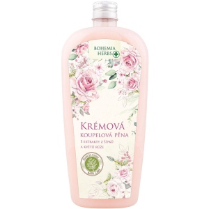 Bohemia Gifts Šípek a růže krémová pěna do koupele 500 ml