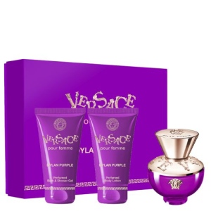 Versace Dylan Purple parfémovaná voda 50 ml + tělové mléko 50 ml + sprchový gel 50 ml, dárková sada pro ženy