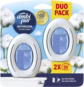 Ambi Pur Bathroom cotton fresh osvěžovač vzduchu 2 x 7.5 ml