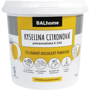 KYSELINA CITRONOVÁ POTRAVINÁŘSKÁ BALHOME 1KG