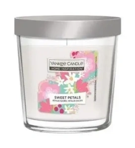 YANKEE CANDLE střední svíčka ve skle Sweet Petals 200g