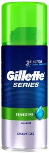 Gillette Series Sensitive gel na holení ,75 ml