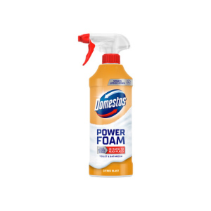 Domestos pěnový čistič toalet a koupelen Power Foam Citrus Blast, 435 ml