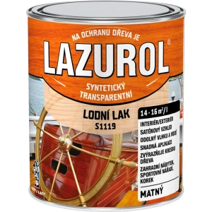 LAZUROL LODNÍ LAK S 1119 MATNÝ 0,75L