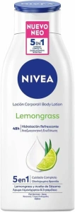NIVEA BODY LOTION LEMONGRASS a HYDRATION 5V1 400ML