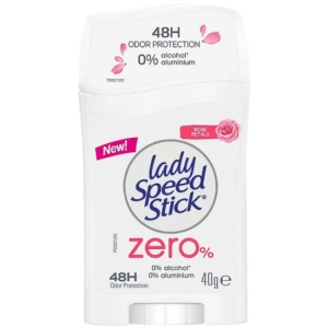 Lady Speed Stick Zero Rose Petals tuhý deodorant, 40 g