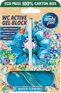 Ambi Pur WC Active gel-blok vodní květy 45 g