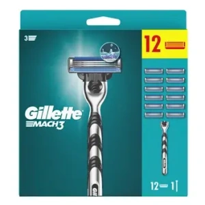GILLETTE STROJEK MACH3 STROJEK + 12 HLAVIC