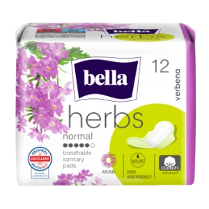 Bella Herbs Verbena Deo Fresh dámské vložky, 12 ks