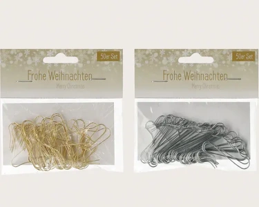 HÁČKY NA STROMEK V SÁČKU 50KS